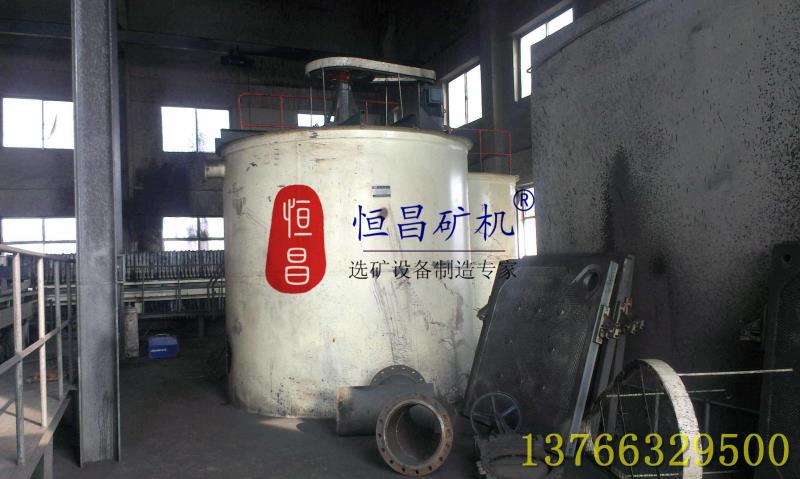 我厂生产的3000*3000的搅拌桶在陕西使用